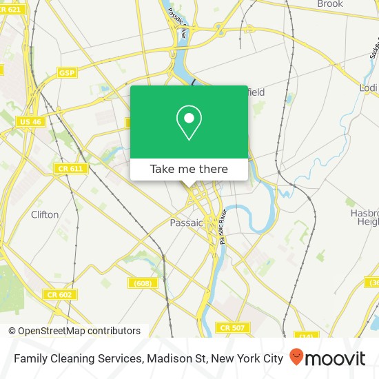 Mapa de Family Cleaning Services, Madison St