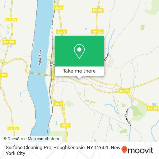 Surface Cleaning Pro, Poughkeepsie, NY 12601 map