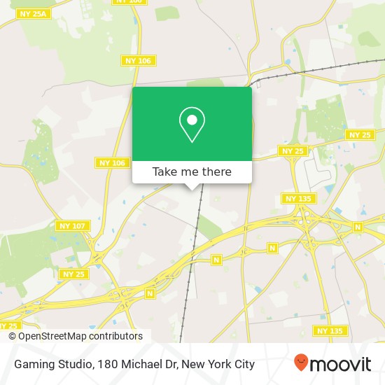 Mapa de Gaming Studio, 180 Michael Dr