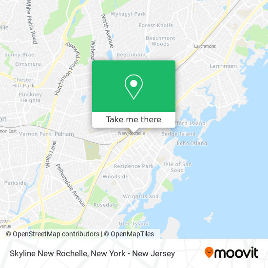 Skyline New Rochelle map