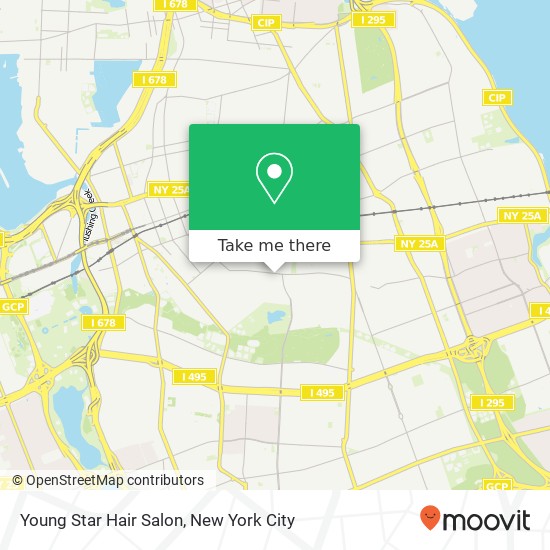 Mapa de Young Star Hair Salon