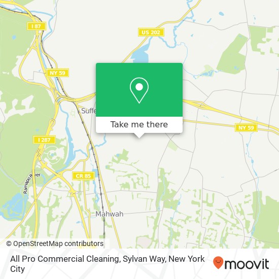 All Pro Commercial Cleaning, Sylvan Way map