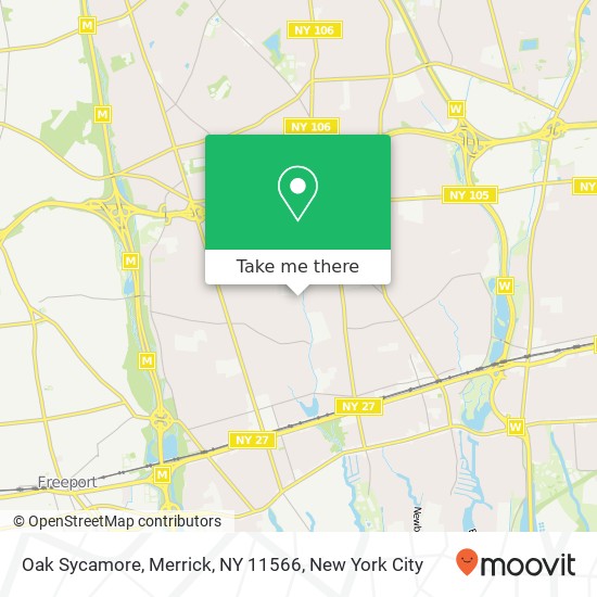 Oak Sycamore, Merrick, NY 11566 map