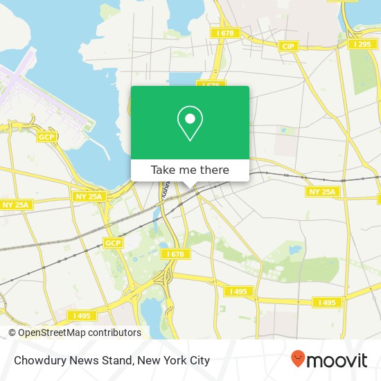 Mapa de Chowdury News Stand