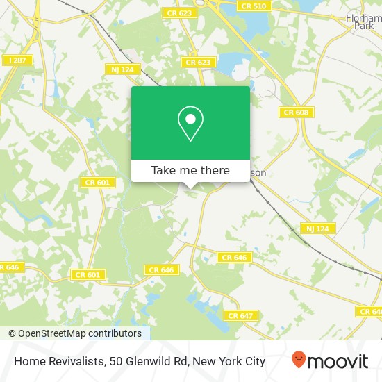 Home Revivalists, 50 Glenwild Rd map