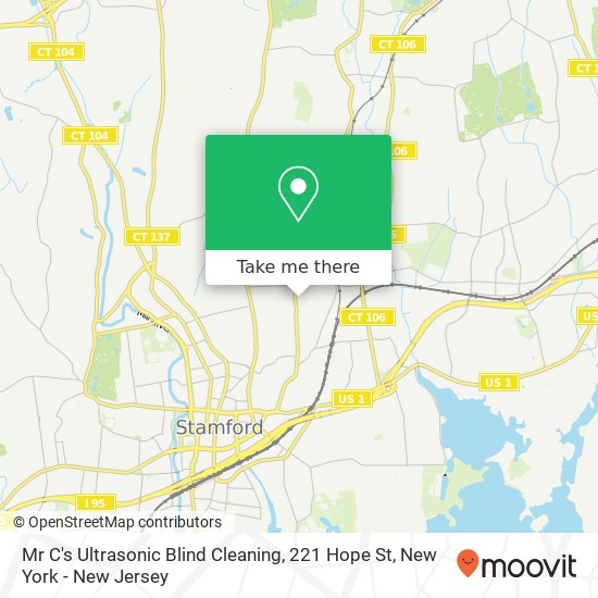 Mapa de Mr C's Ultrasonic Blind Cleaning, 221 Hope St