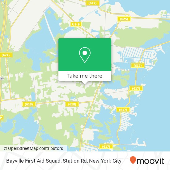 Bayville First Aid Squad, Station Rd map