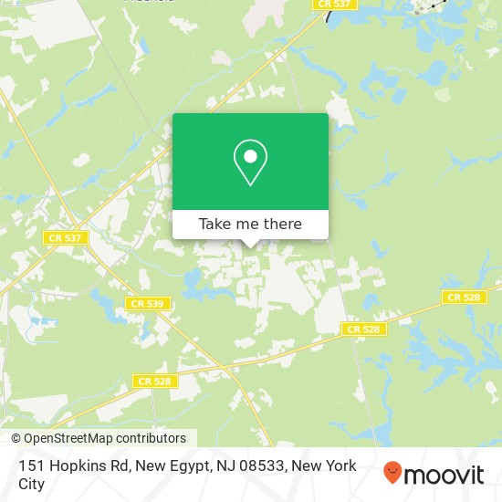 151 Hopkins Rd, New Egypt, NJ 08533 map