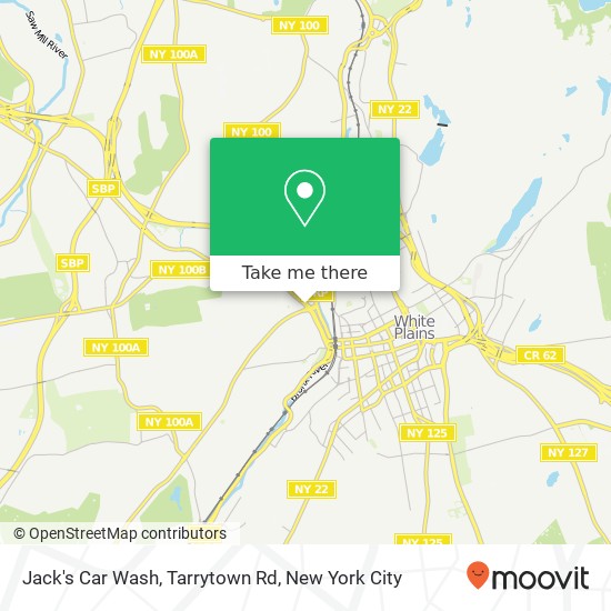 Mapa de Jack's Car Wash, Tarrytown Rd