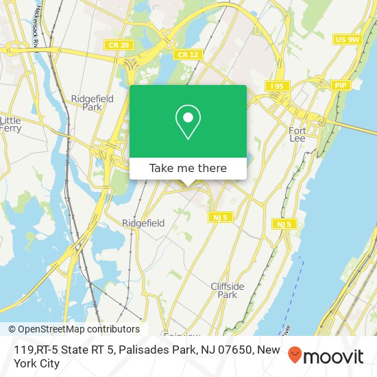 119,RT-5 State RT 5, Palisades Park, NJ 07650 map