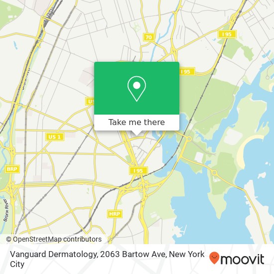 Mapa de Vanguard Dermatology, 2063 Bartow Ave