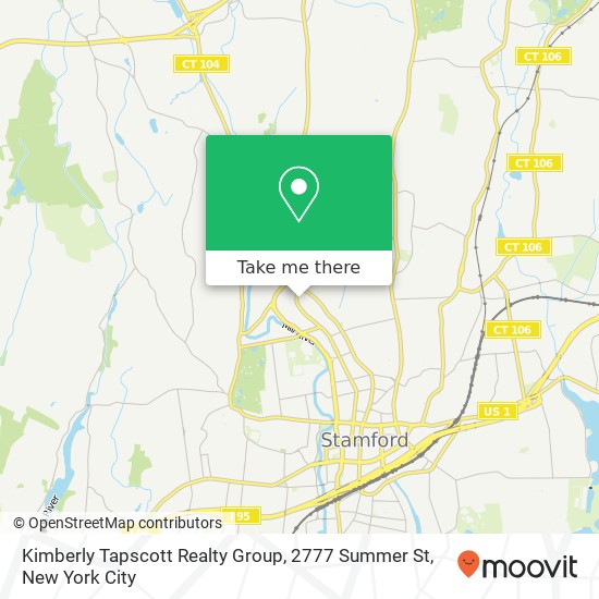 Mapa de Kimberly Tapscott Realty Group, 2777 Summer St