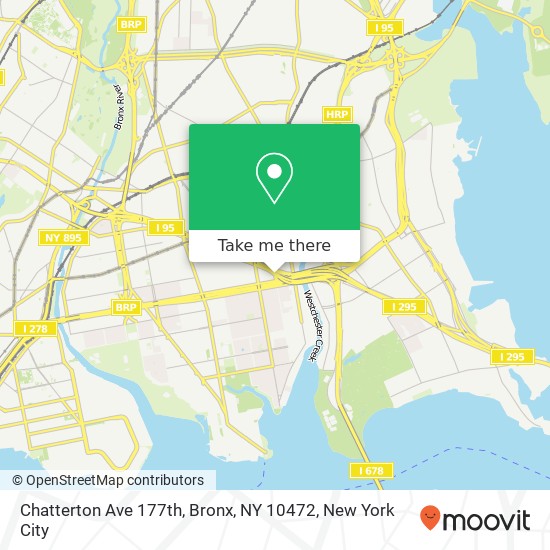 Chatterton Ave 177th, Bronx, NY 10472 map