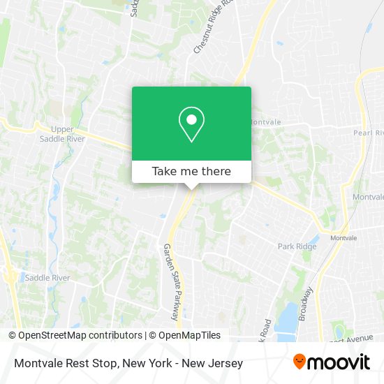 Mapa de Montvale Rest Stop