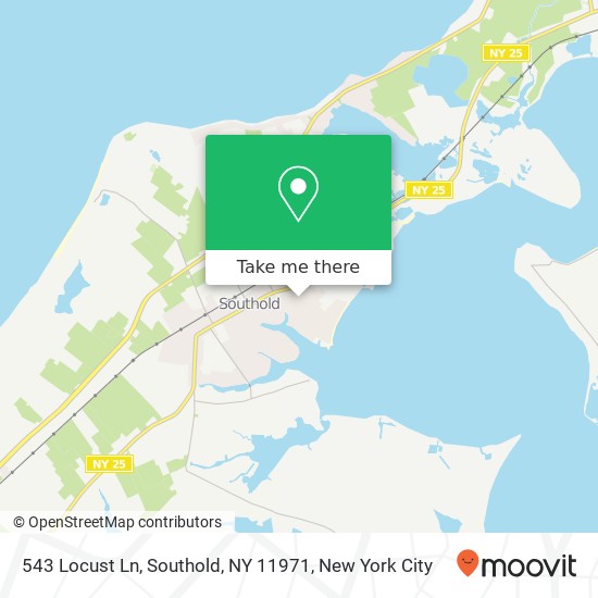 543 Locust Ln, Southold, NY 11971 map