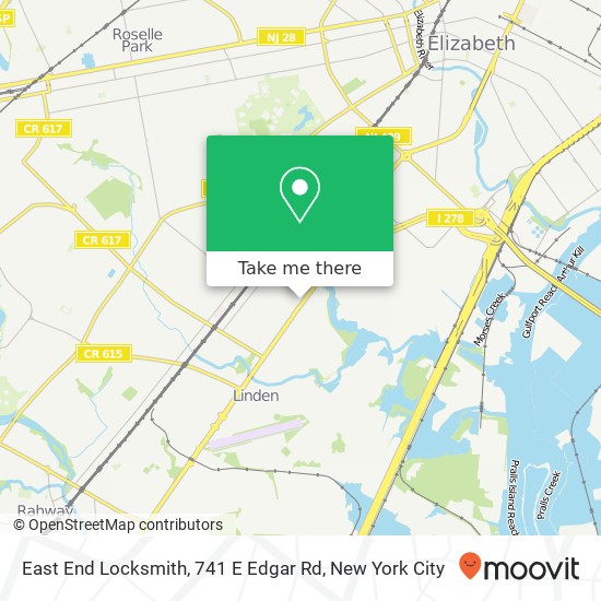 East End Locksmith, 741 E Edgar Rd map