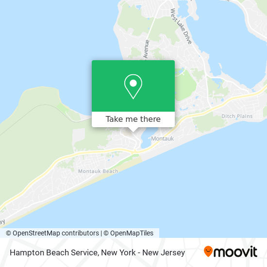 Hampton Beach Service map
