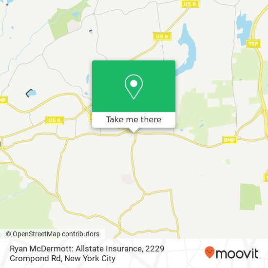 Ryan McDermott: Allstate Insurance, 2229 Crompond Rd map