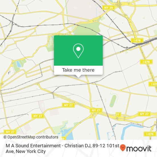 M A Sound Entertainment - Christian DJ, 89-12 101st Ave map