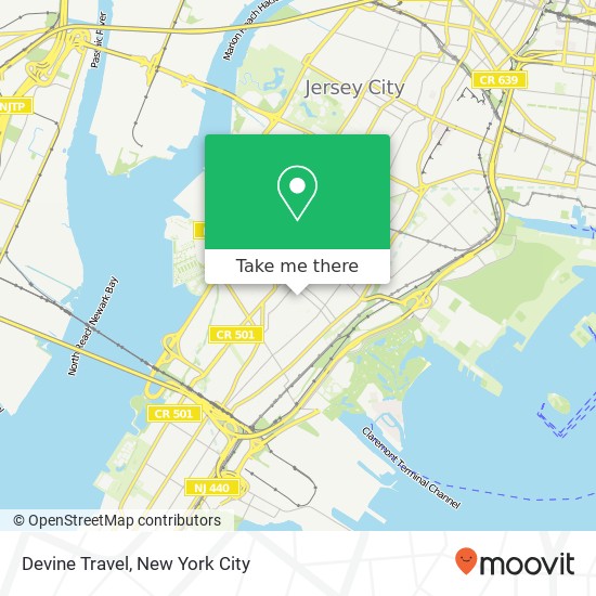 Devine Travel map