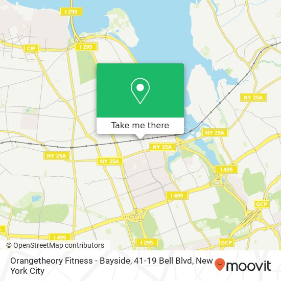Orangetheory Fitness - Bayside, 41-19 Bell Blvd map