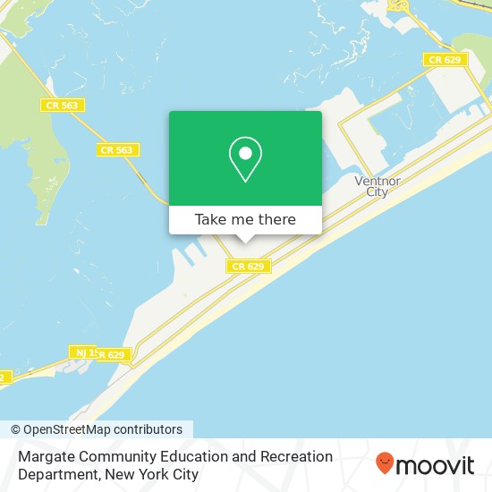 Mapa de Margate Community Education and Recreation Department
