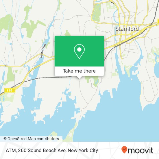 Mapa de ATM, 260 Sound Beach Ave