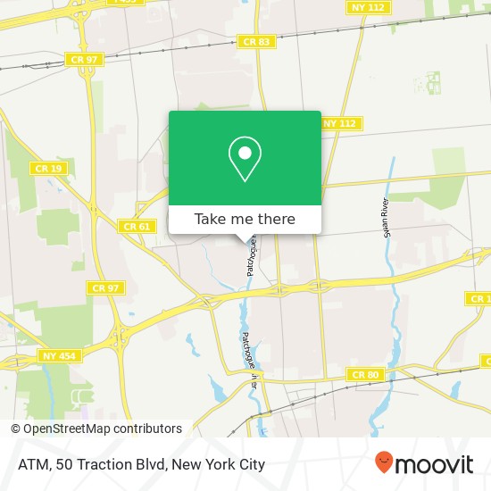 ATM, 50 Traction Blvd map