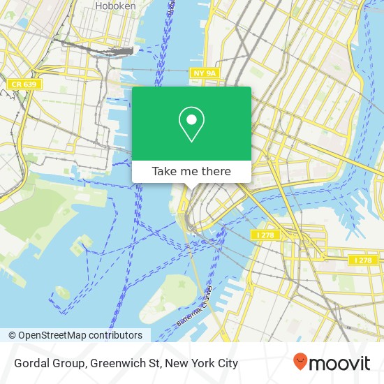Mapa de Gordal Group, Greenwich St