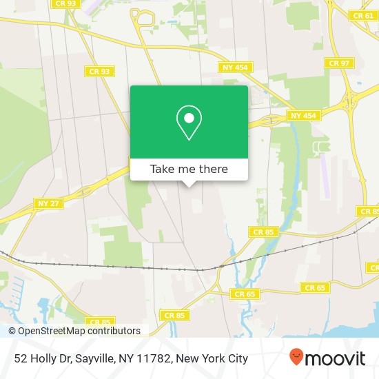 52 Holly Dr, Sayville, NY 11782 map