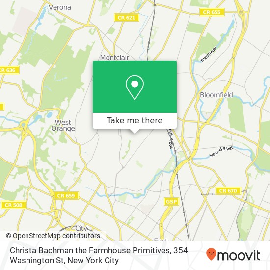 Mapa de Christa Bachman the Farmhouse Primitives, 354 Washington St