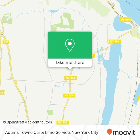 Adams Towne Car & Limo Service map