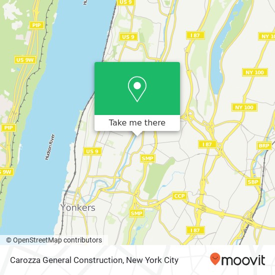 Carozza General Construction map