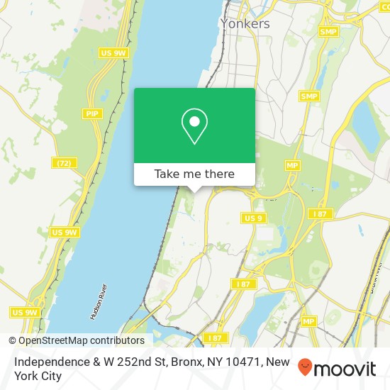 Mapa de Independence & W 252nd St, Bronx, NY 10471