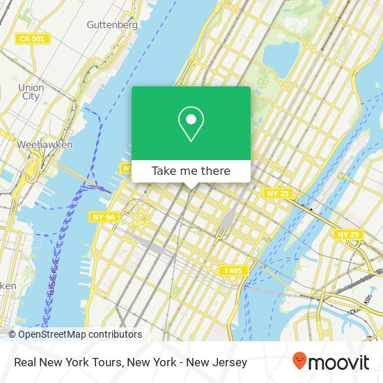Mapa de Real New York Tours