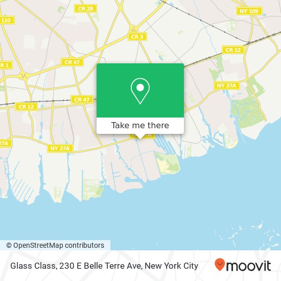 Glass Class, 230 E Belle Terre Ave map
