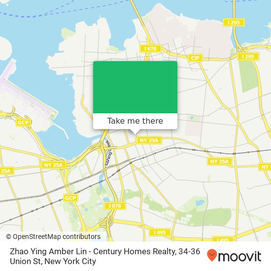 Zhao Ying Amber Lin - Century Homes Realty, 34-36 Union St map