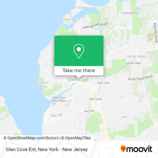 Glen Cove Ent map