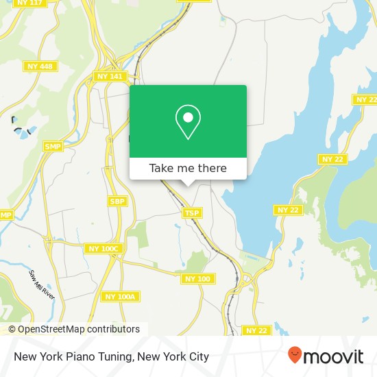 New York Piano Tuning map