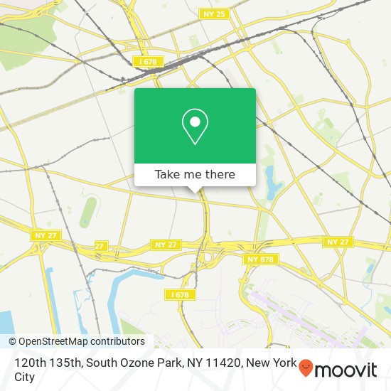120th 135th, South Ozone Park, NY 11420 map