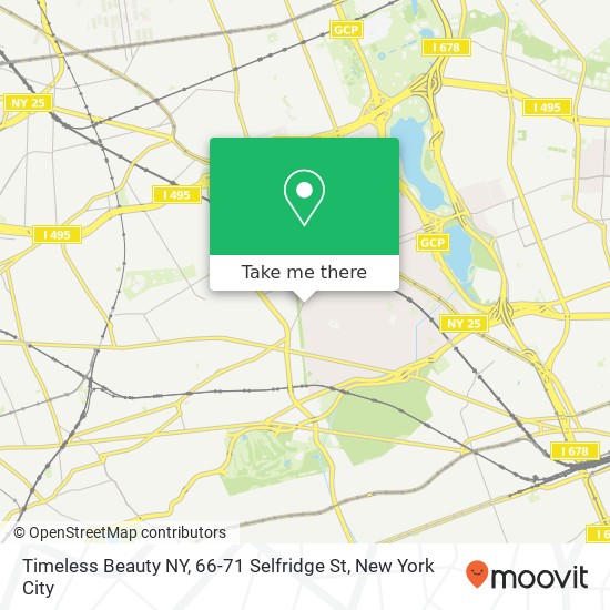 Timeless Beauty NY, 66-71 Selfridge St map