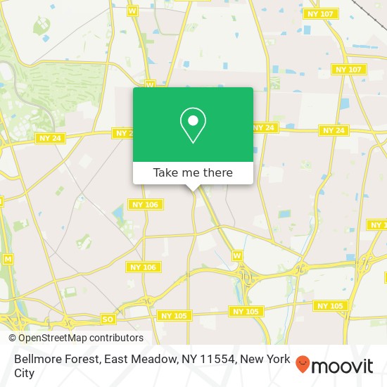 Bellmore Forest, East Meadow, NY 11554 map