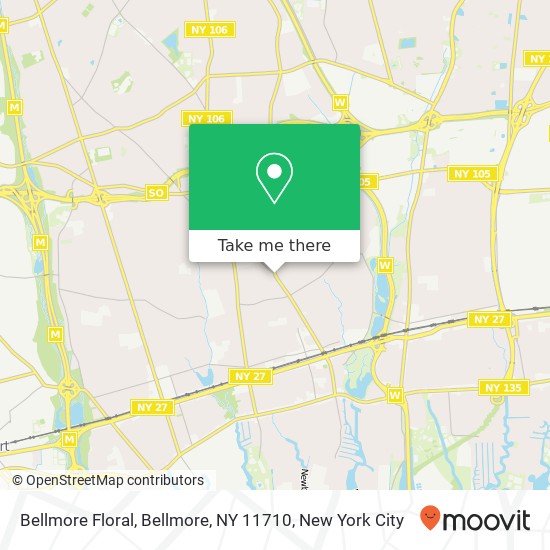 Bellmore Floral, Bellmore, NY 11710 map