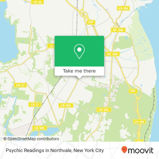 Psychic Readings in Northvale map