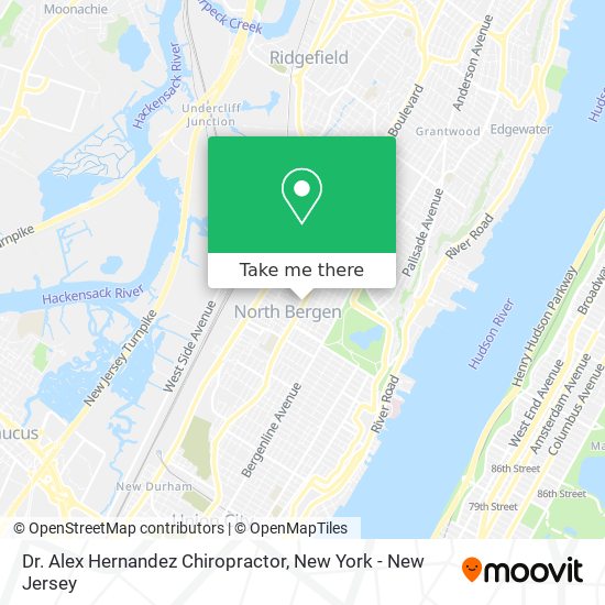 Dr. Alex Hernandez Chiropractor map