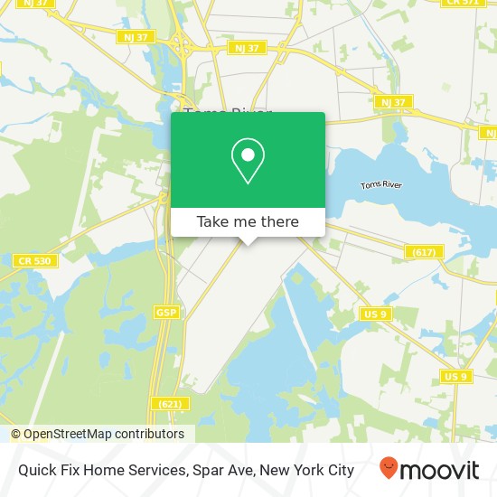 Quick Fix Home Services, Spar Ave map