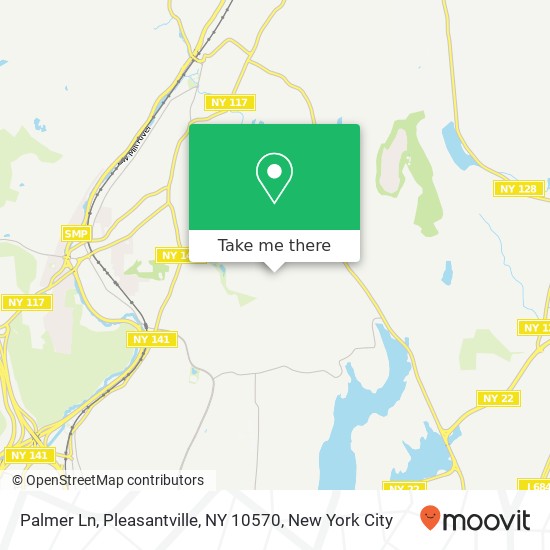 Mapa de Palmer Ln, Pleasantville, NY 10570