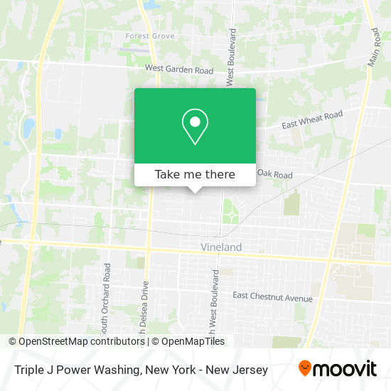 Mapa de Triple J Power Washing