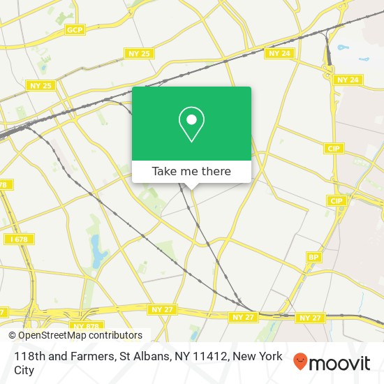 Mapa de 118th and Farmers, St Albans, NY 11412