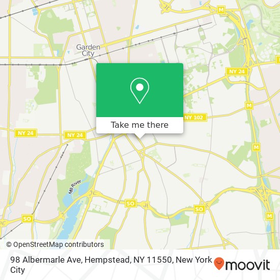 98 Albermarle Ave, Hempstead, NY 11550 map